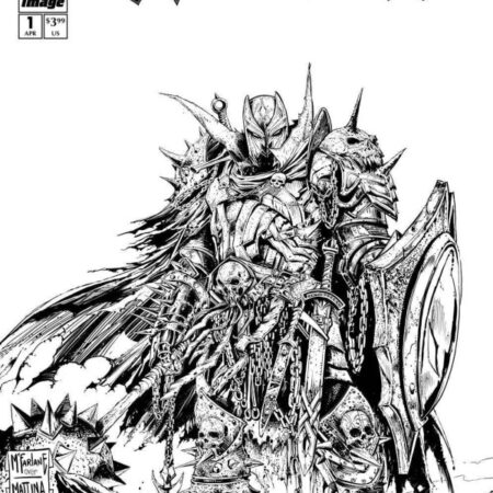 Medieval Spawn 1B (Black & White Variant)